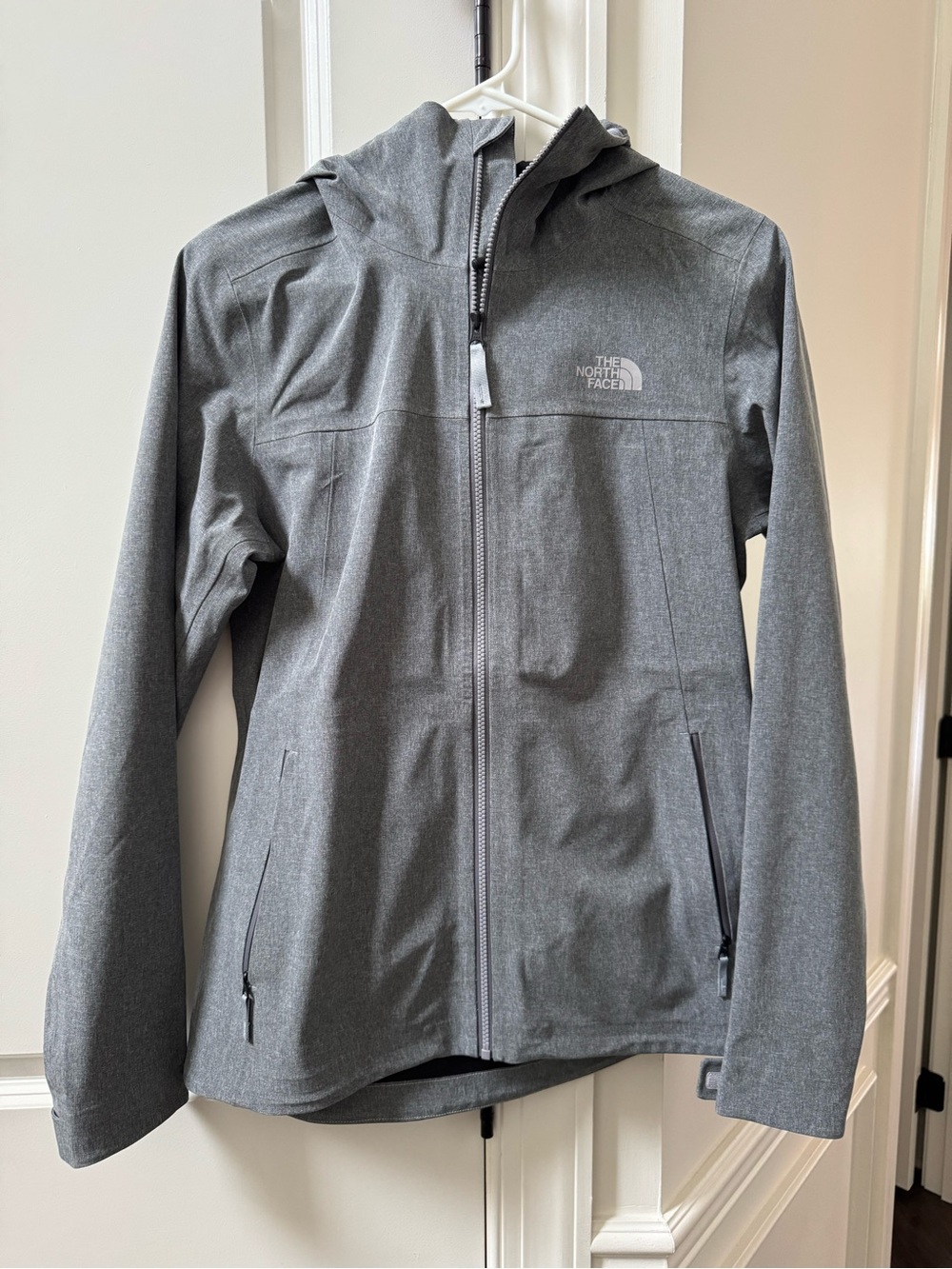 The North Face Women's Gray Hooded Softshell Utility Jacket